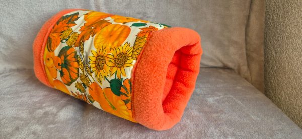 Kuschel-Rolle Kürbisse orange