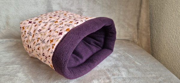 Kuschel-Sack Herbstlaub braun