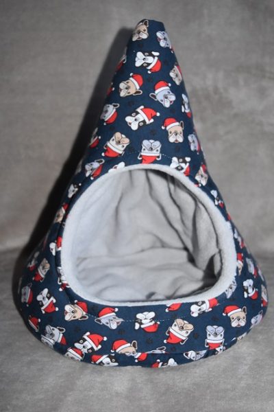 Mops Weihnachten marine